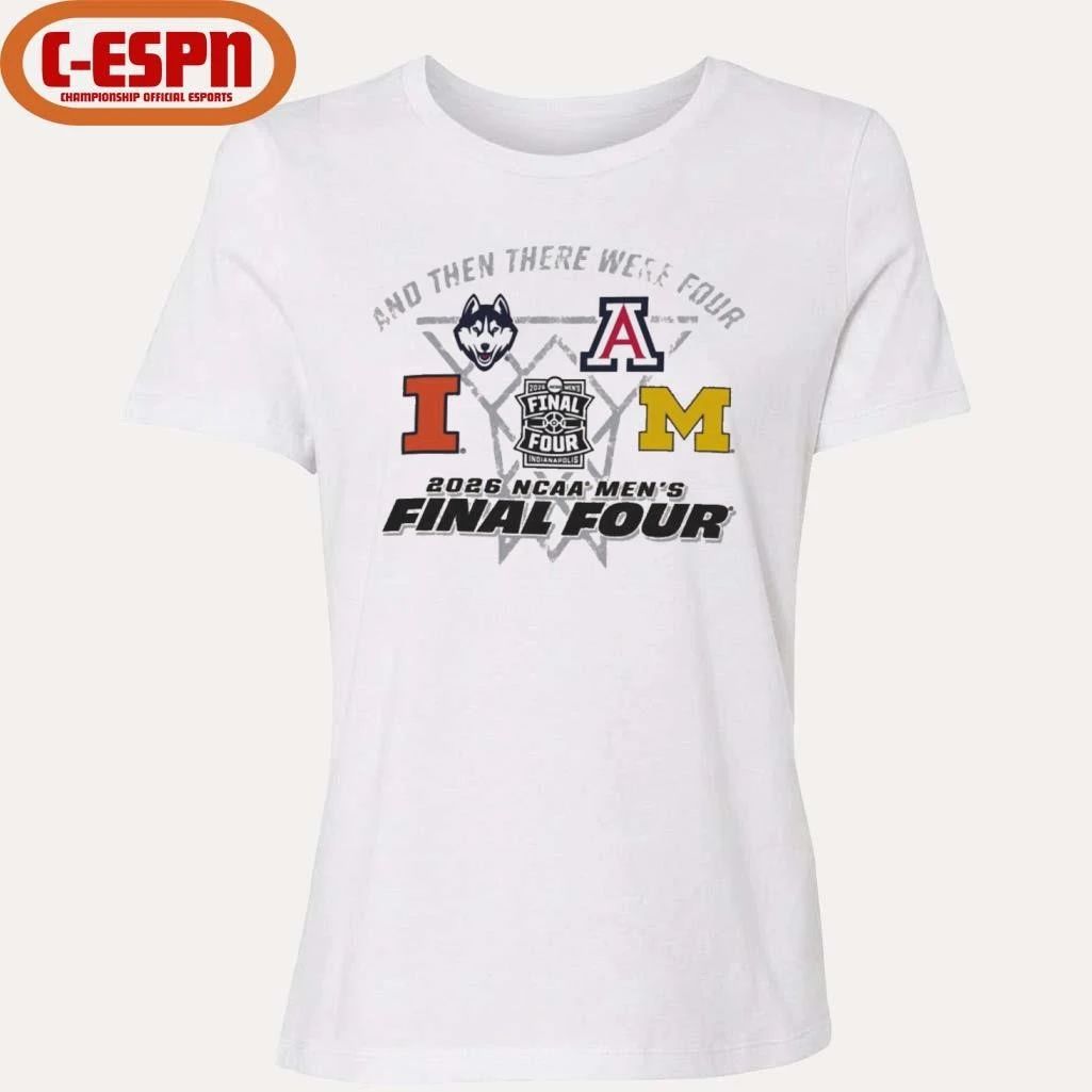 And Then There Were Four NCAA Men’s Final Four 2026 Indianapolis Shirt