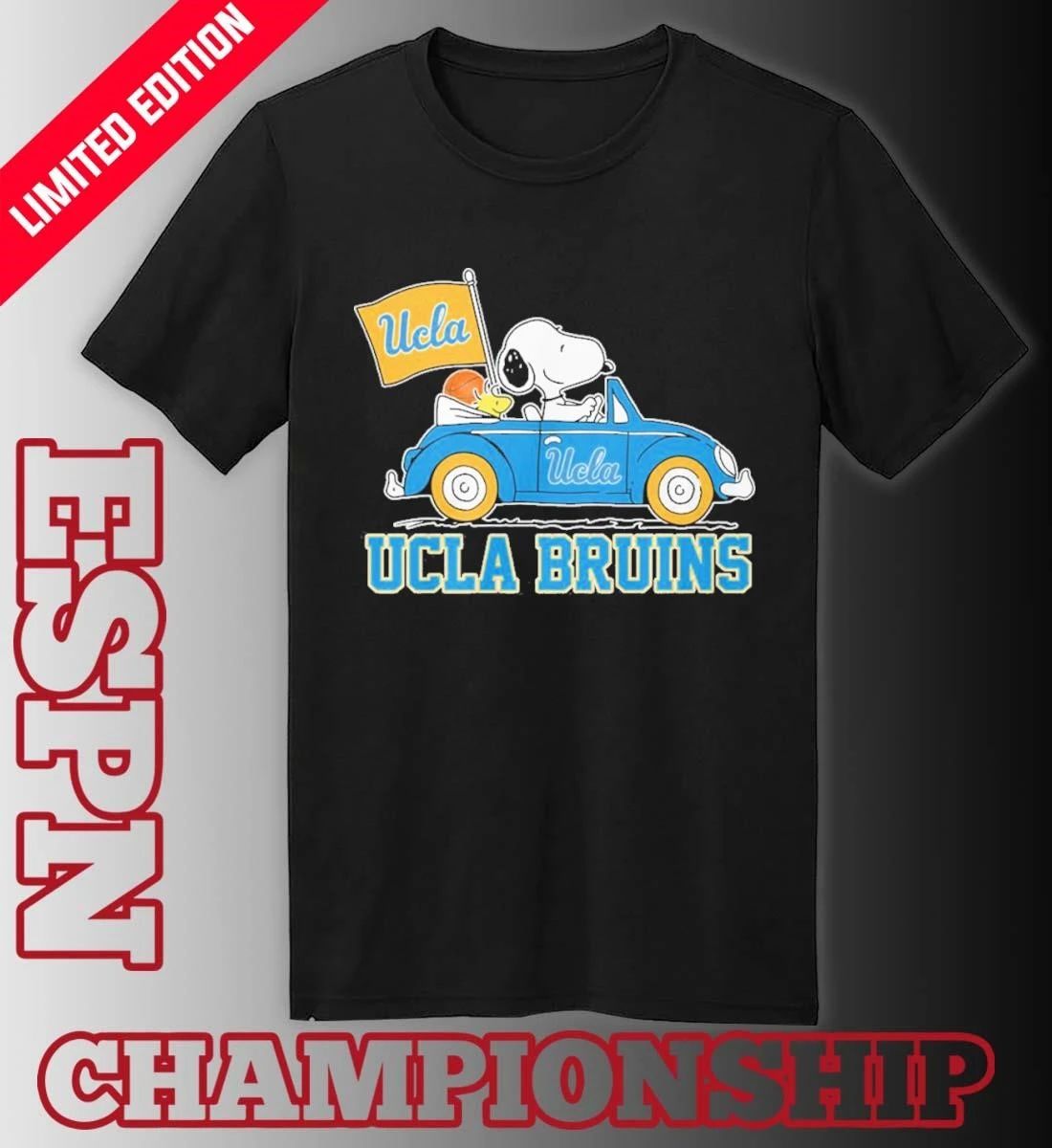The Peanuts X Ucla Bruins Women’s Basketball Driving Car Shirt