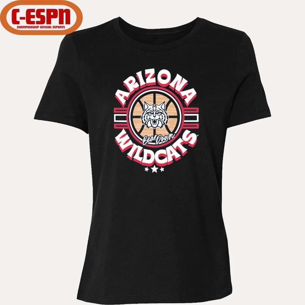 Arizona Wildcats Basketball Court Ball Shirt
