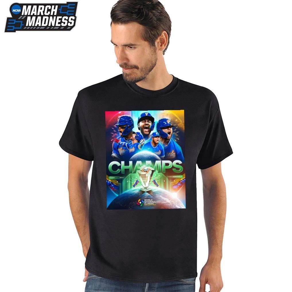 Venezuela Team 2026 World Baseball Classic Champions Poster T-Shirt