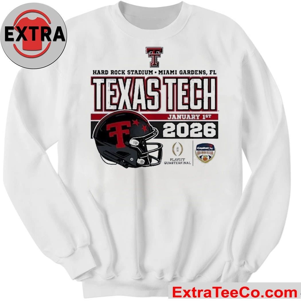 Texas Tech Red Raiders 2026 CFP Quarterfinal Capital One Orange Bowl Hard Rock Stadium, Miami Gardens, Florida, USA January 1, 2026 Shirt
