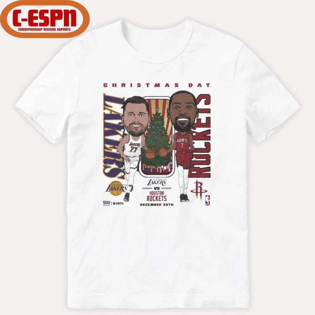 Luka Doncic Vs Kevin Durant 2025 NBA Christmas Day Match Up Shirt