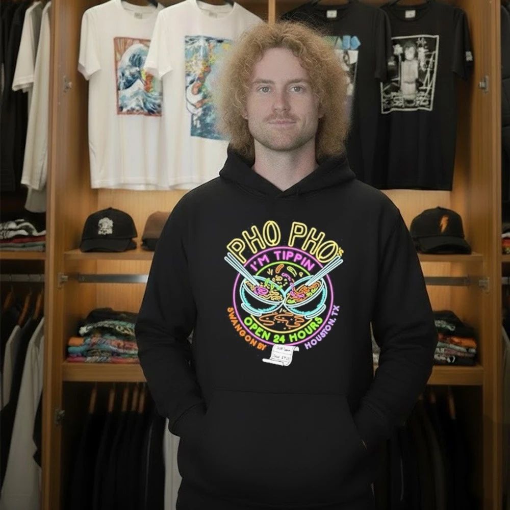 Pho Pho Im Tippin Open 24 Hours Logo Shirt