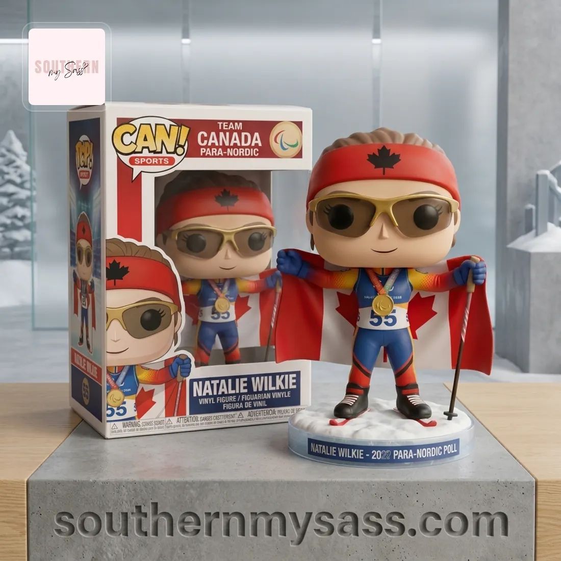 Natalie Wilkie Team Canada 2020 Para-Nordic Pop Figure Doll
