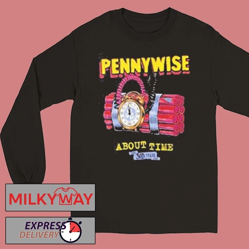 Pennywise About Time 30 Year Anniversary Shirt
