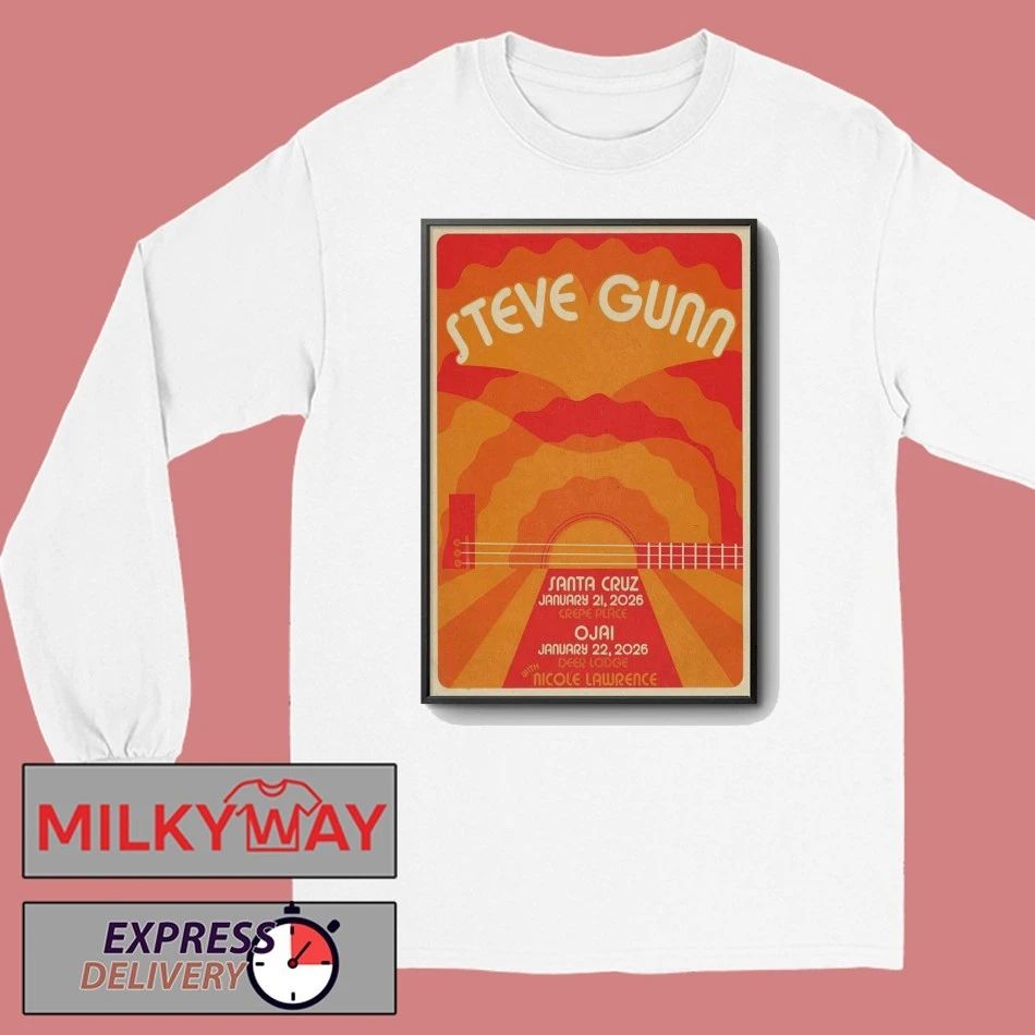 Steve Gunn Ojai Deer Lodge In Ojai CA Jan 22 2026 Poster shirt