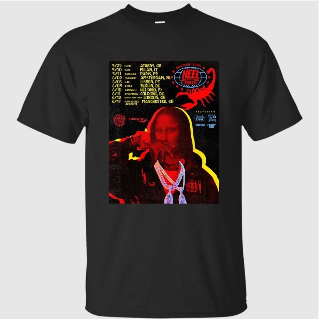 Westside Gunn Heel The World Tour 2026 Europe And UK Shirt