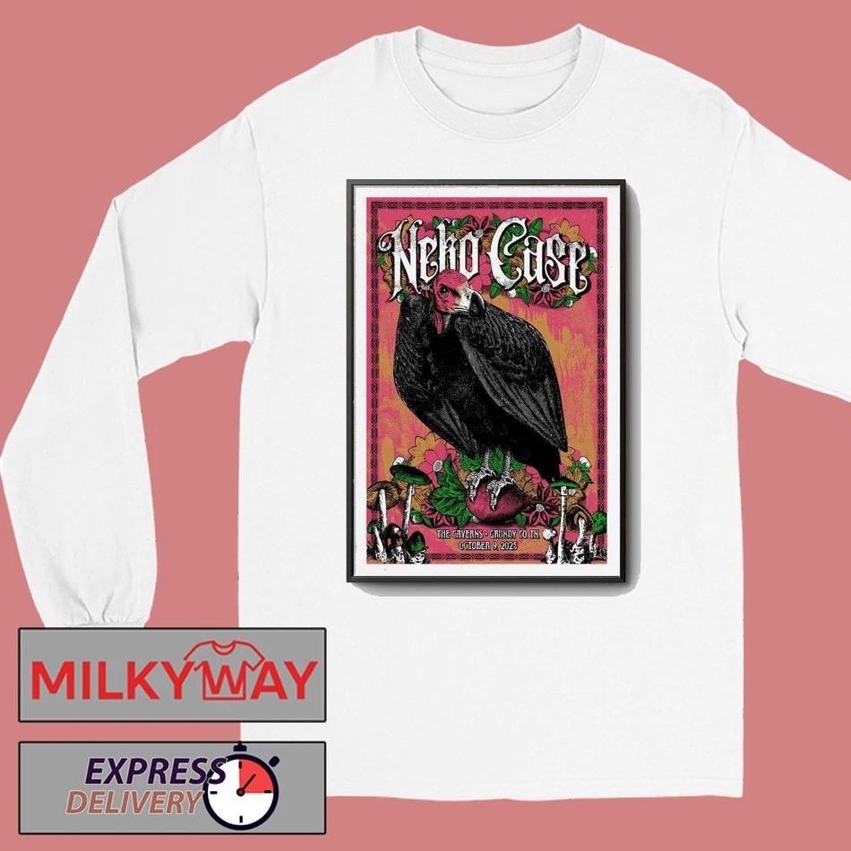 Neko Case The Caverns in Pelham, TN October 9, 2025 Poster shirt