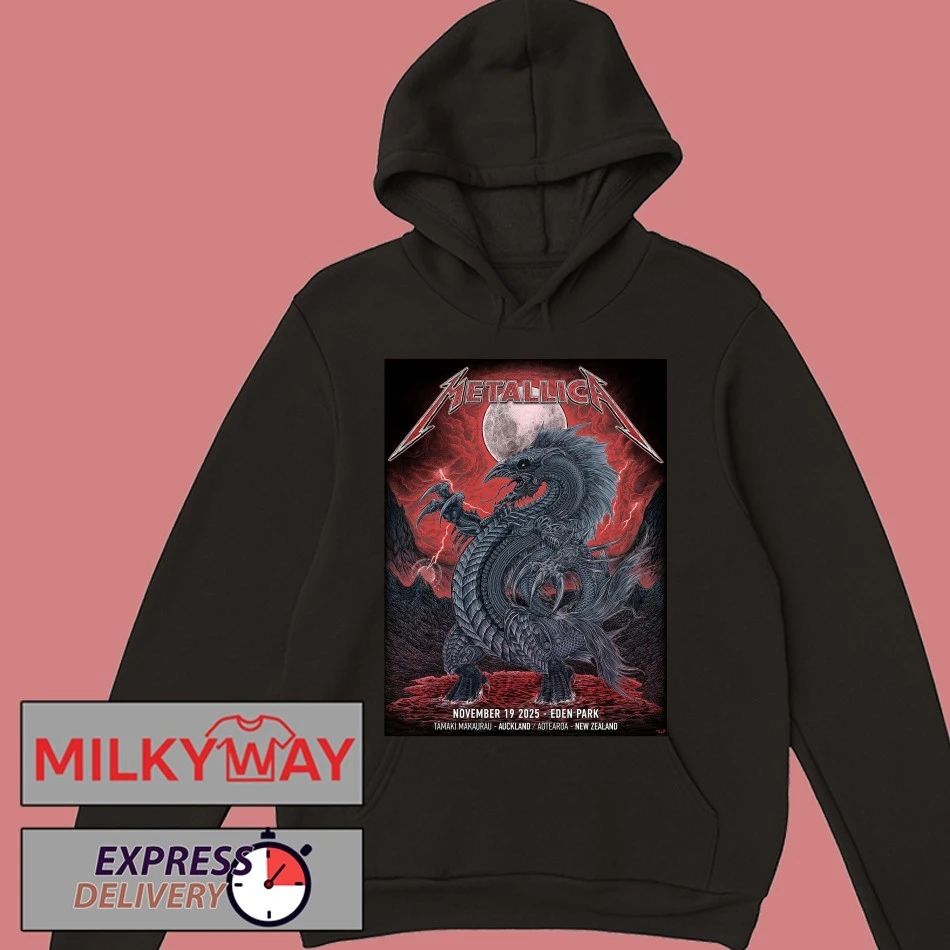 Metallica M72 november 19 2025 Eden Park Tamaki makaurau Auckland aotearoa New Zealand Potter shirt