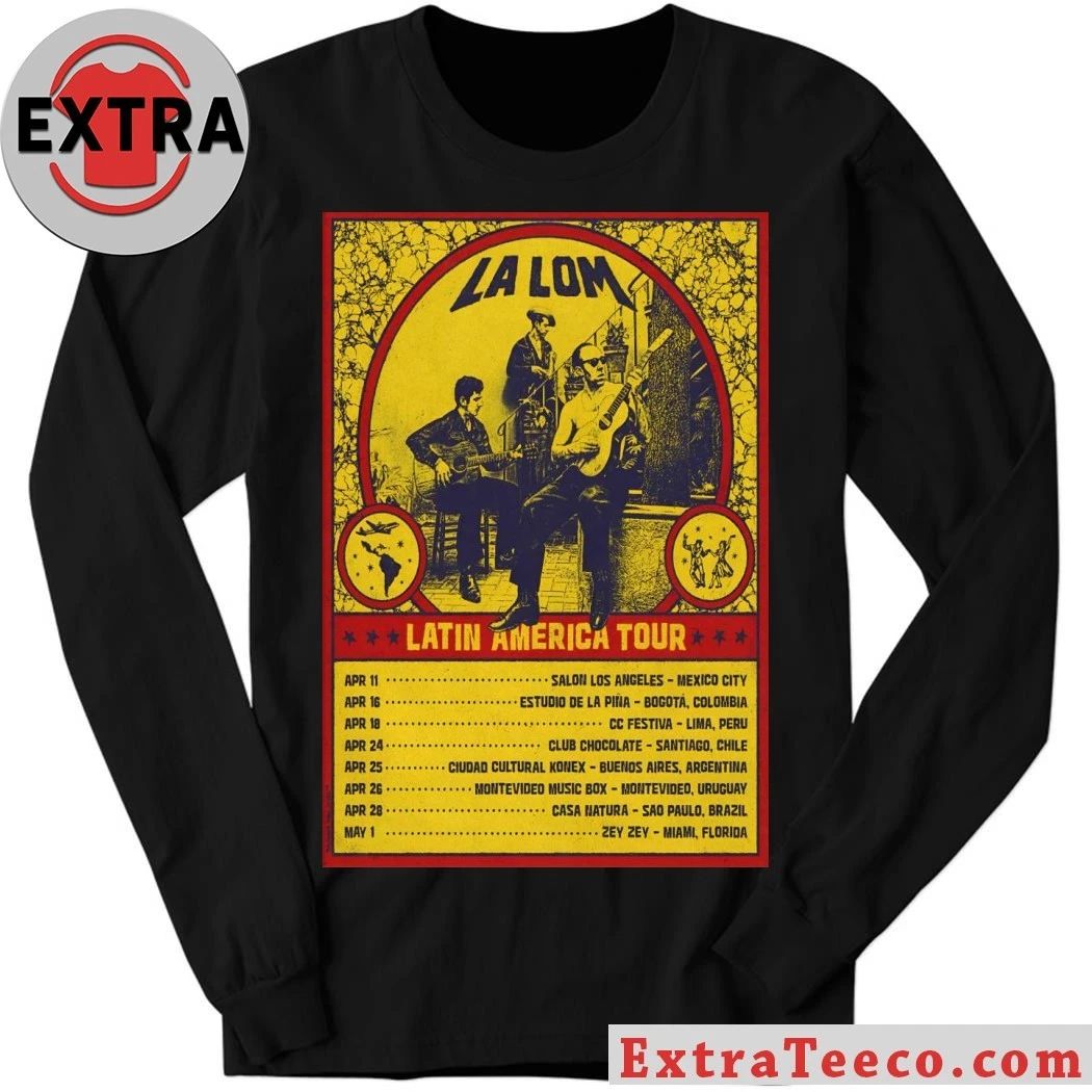 La Lom 2026 Latin America Shows Poster Shirt