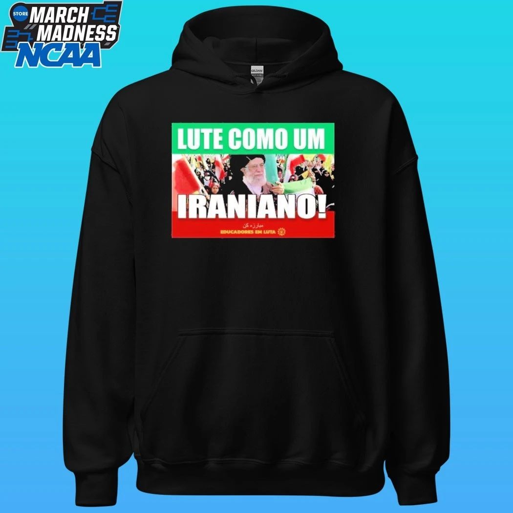Lute como um iraniano fight like an iranian T-shirt
