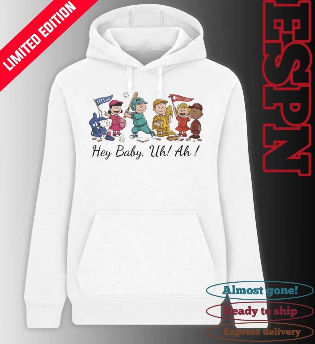 The Peanuts X Banana Ball Hey Baby Uh Ah Shirt