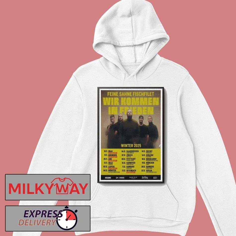 Feine Sahne Fischfilet Tour Winter 2025 Poster shirt