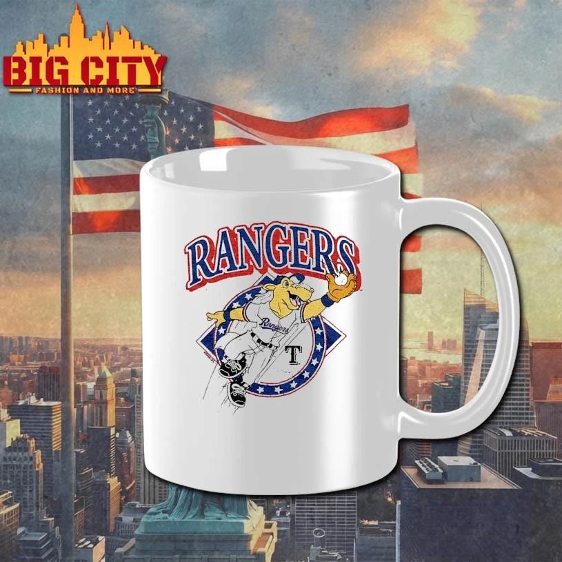 Texas Rangers Rangers Captain Mascot By Homage Baseball Shirt