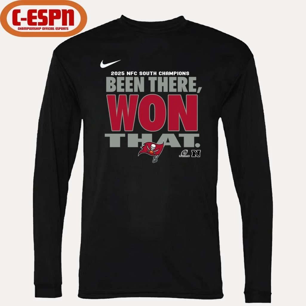Tampa Bay Buccaneers NFC South Division Champions Locker Room T-Shirt