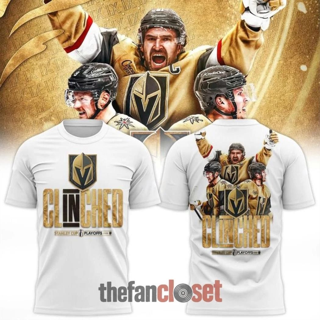Vegas Golden Knights 2026 Clinched Stanley Cup Playoff Special Shirt