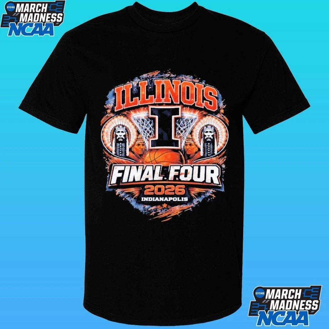 Illinois Final Four 2026 March Madness Illini Basketball Shirt