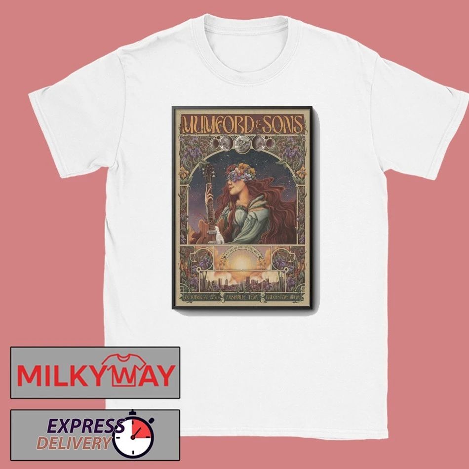 Mumford And Sons 10 22 2025 Nashville TN Poster shirt
