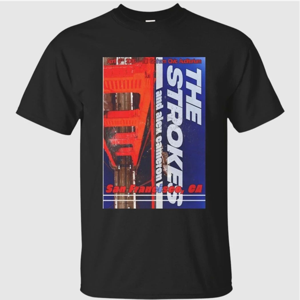 The Strokes At Bill Graham Civic Auditorium On April 6 2026 Shirt