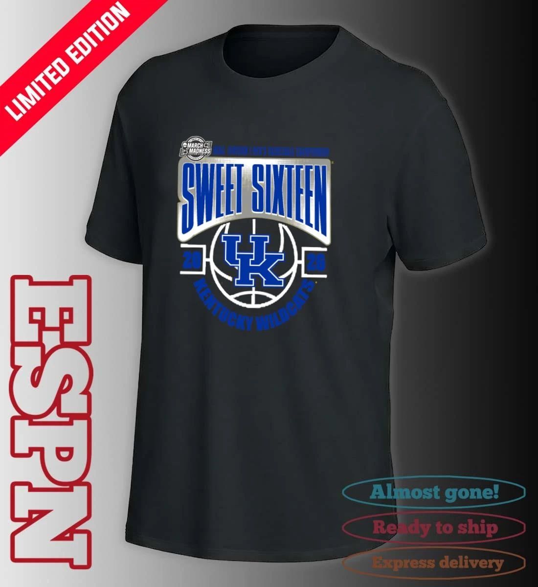 Kentucky Wildcats Sweet 16 NCAA DI Men’s Basketball Tournament March Madness 2026 T-Shirt