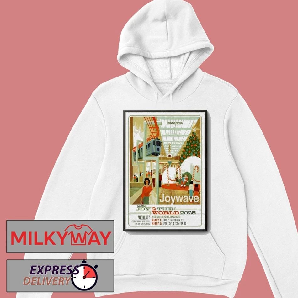 Joywave Anthology Rochester NY 12 19-12 20 2025 Poster shirt