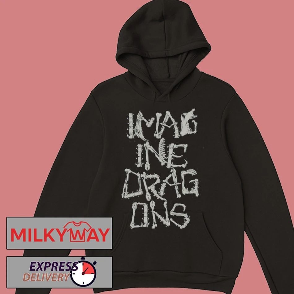 Imagine Dragons Bones Letter Shirt