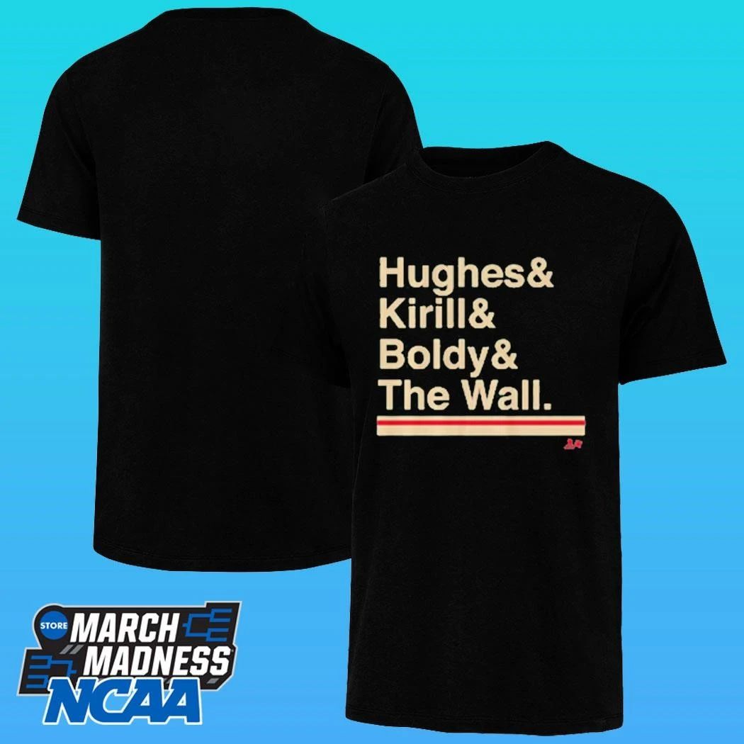 Minnesota Hockey Ampersand Hughes & Kirill & Boldy & The Wall Shirt