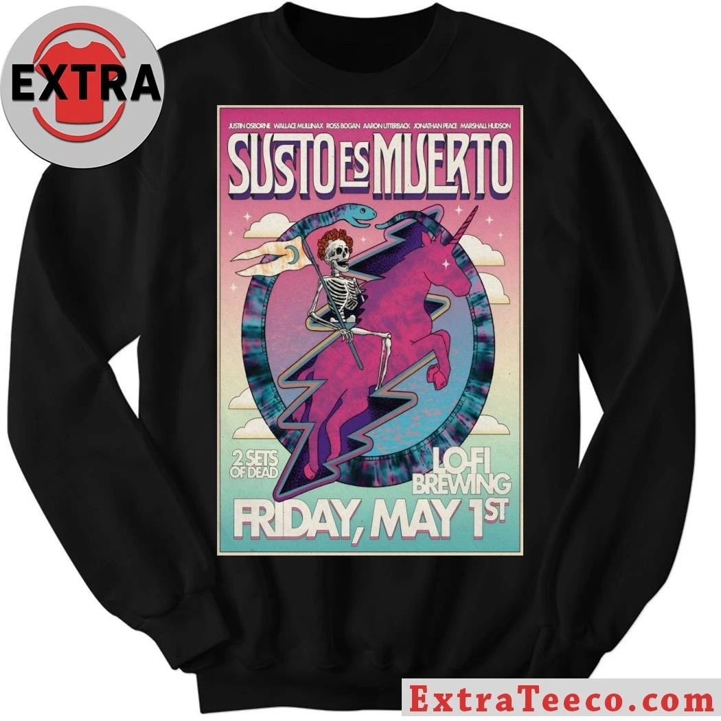 Susto Es Muerto May 1 2026 In Charleston SC Poster Shirt