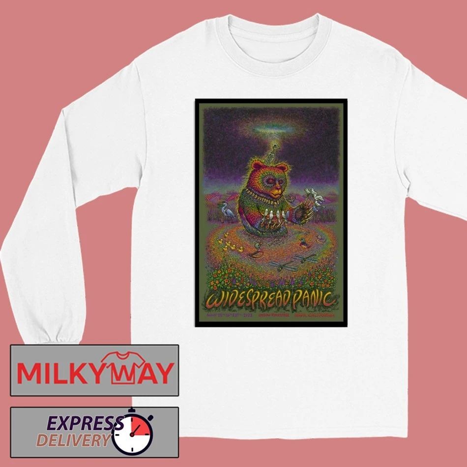 Widespread Panic Aug 25 26 27 2023 Oxbom RiverStage Napa CA Poster shirt