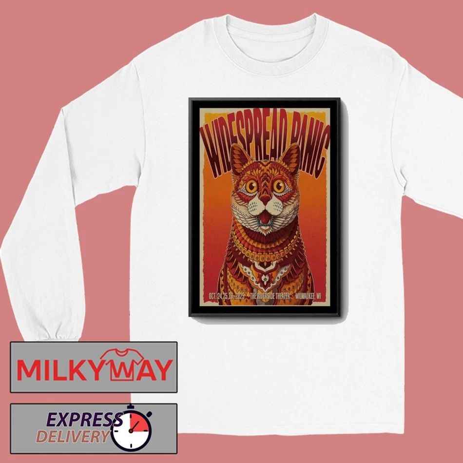 Poster Widespread Panic Tour Milwaukee, Wisconsin 24-26 Oct 2025 shirt