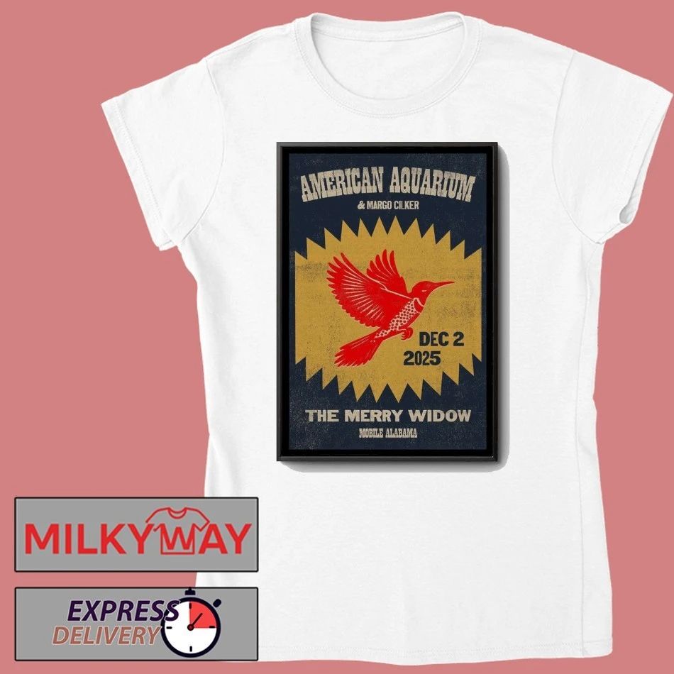 American Aquarium Fall Tour 2025 Mobile AL Poster shirt