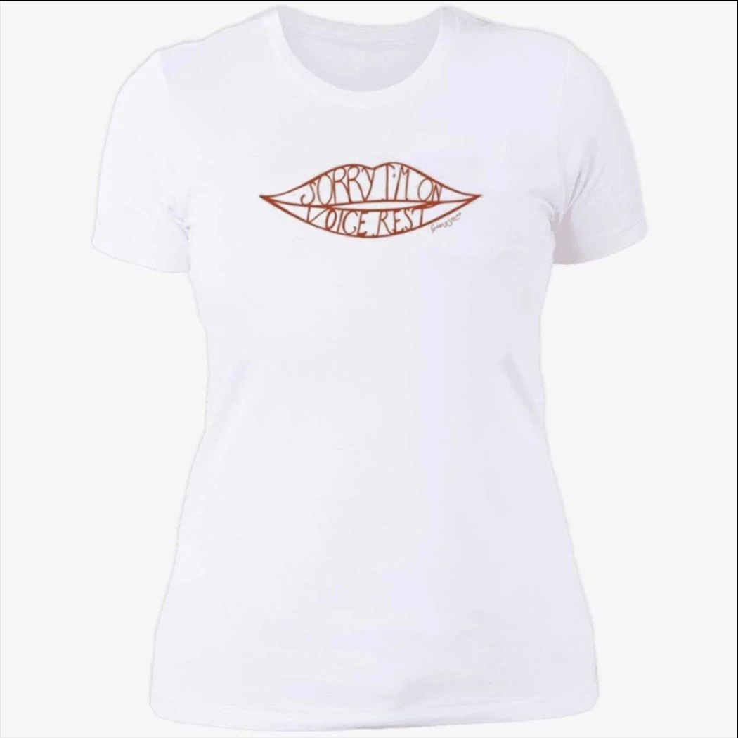 Sorry I’m On Voice Rest Giggly Squad Shirt