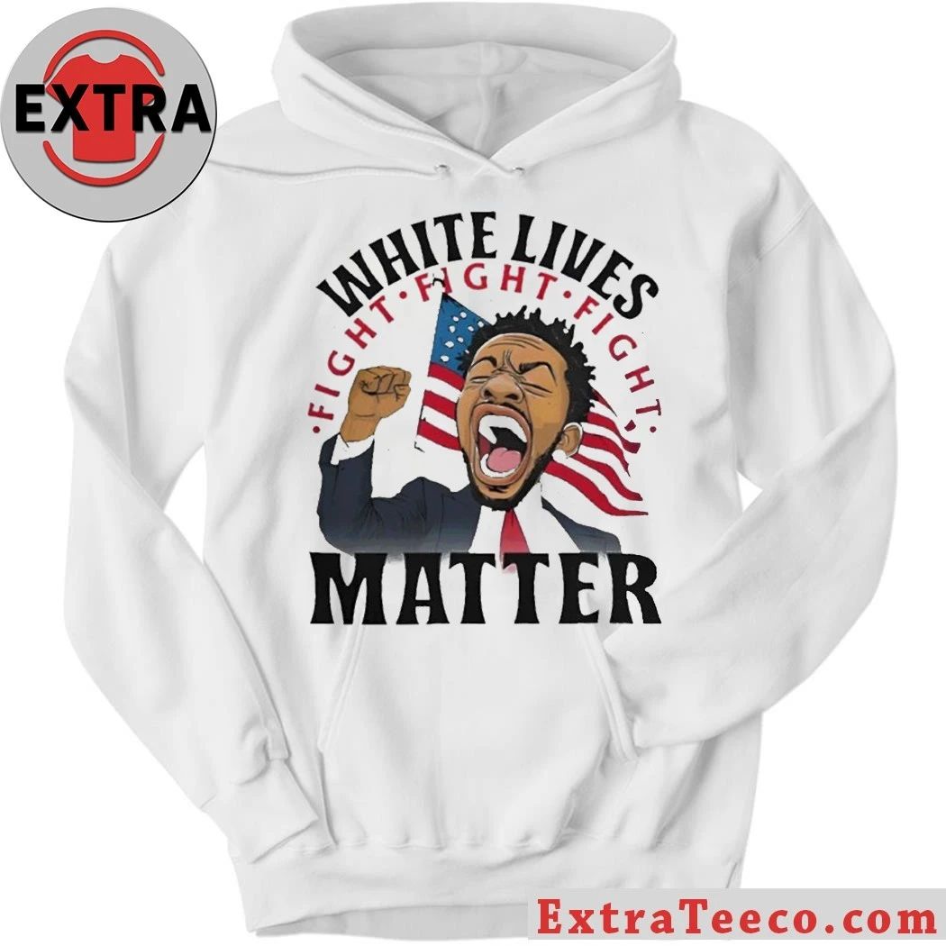 Original Kendrick Lamar White Lives Fight Matter Black Lives Matter And White Lives Matter Shirt