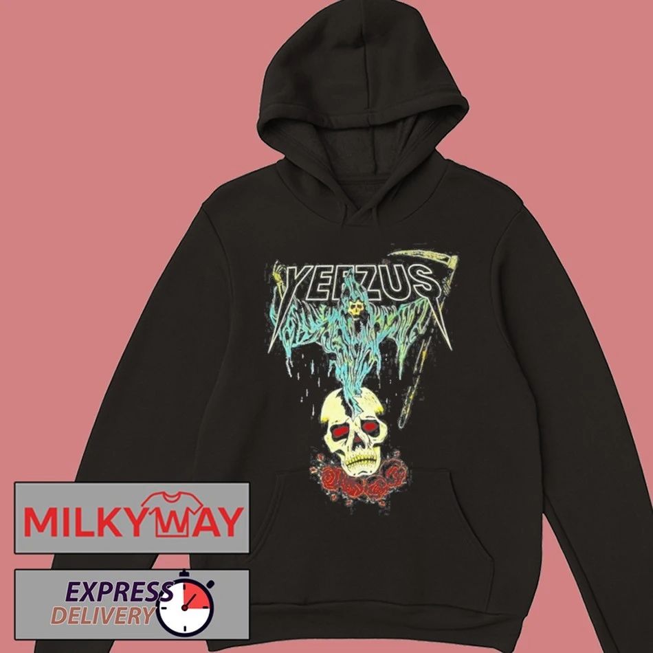 Kanye West Ye Yeezus Grim Reaper Skull And Roses shirt