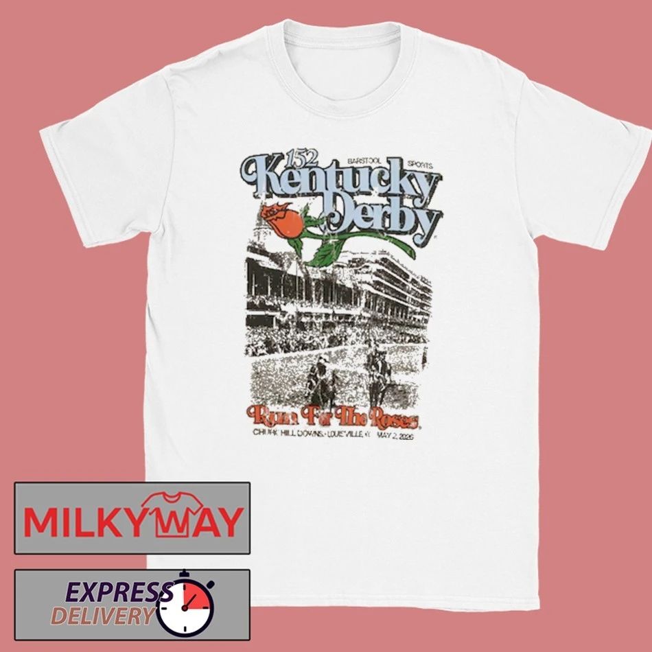 2026 Kentucky Derby x Barstool Sports Run For The Roses T-Shirt