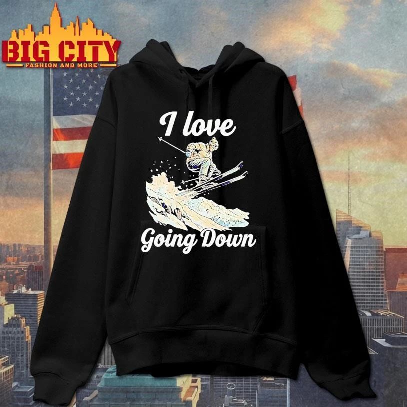 I Love Going Down Skiing Shirt