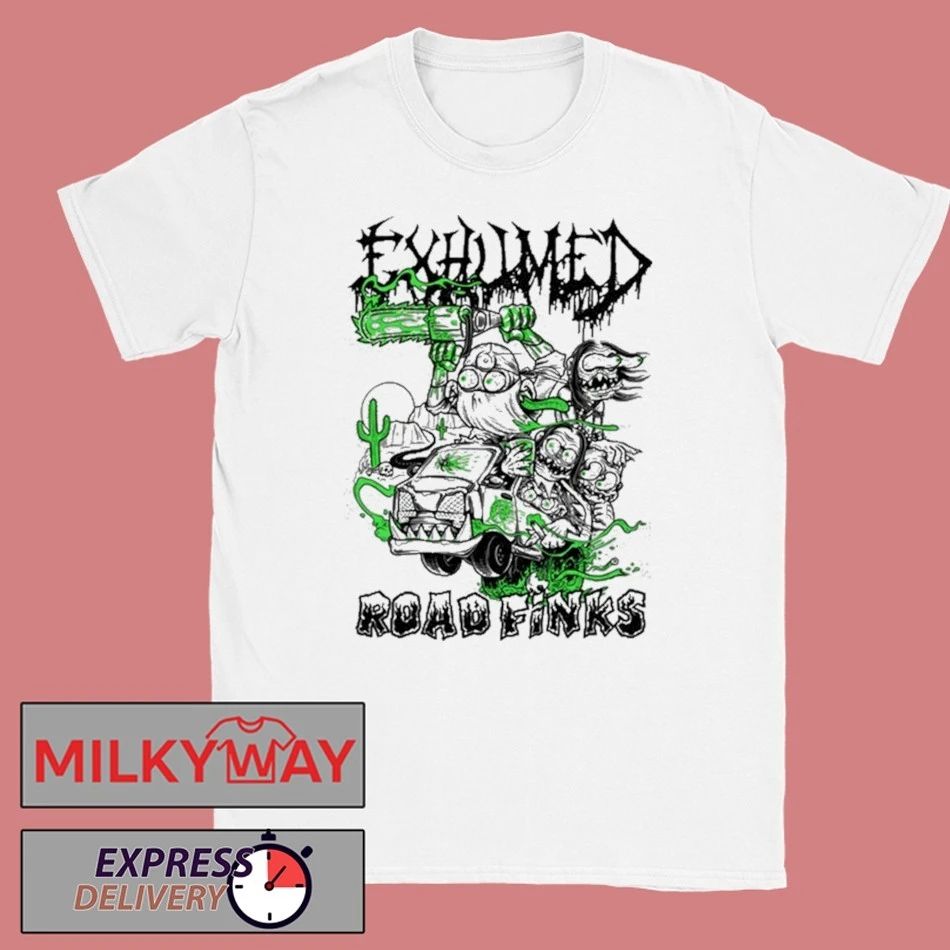 Exhumed Red Asphalt Road Fink Shirt