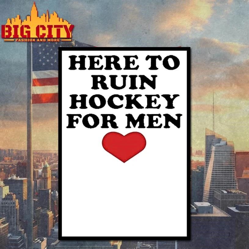 Here To Ruin Hockey For Men Tour 2026 Graphic Shirt
