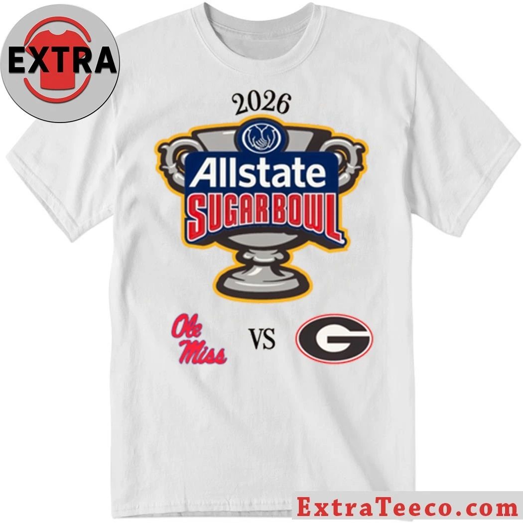 Original The upcoming Allstate Sugar Bowl 2026 college football playoff quarterfinal game will take place on January 1, 2026, at the Caesars Superdome Shirt