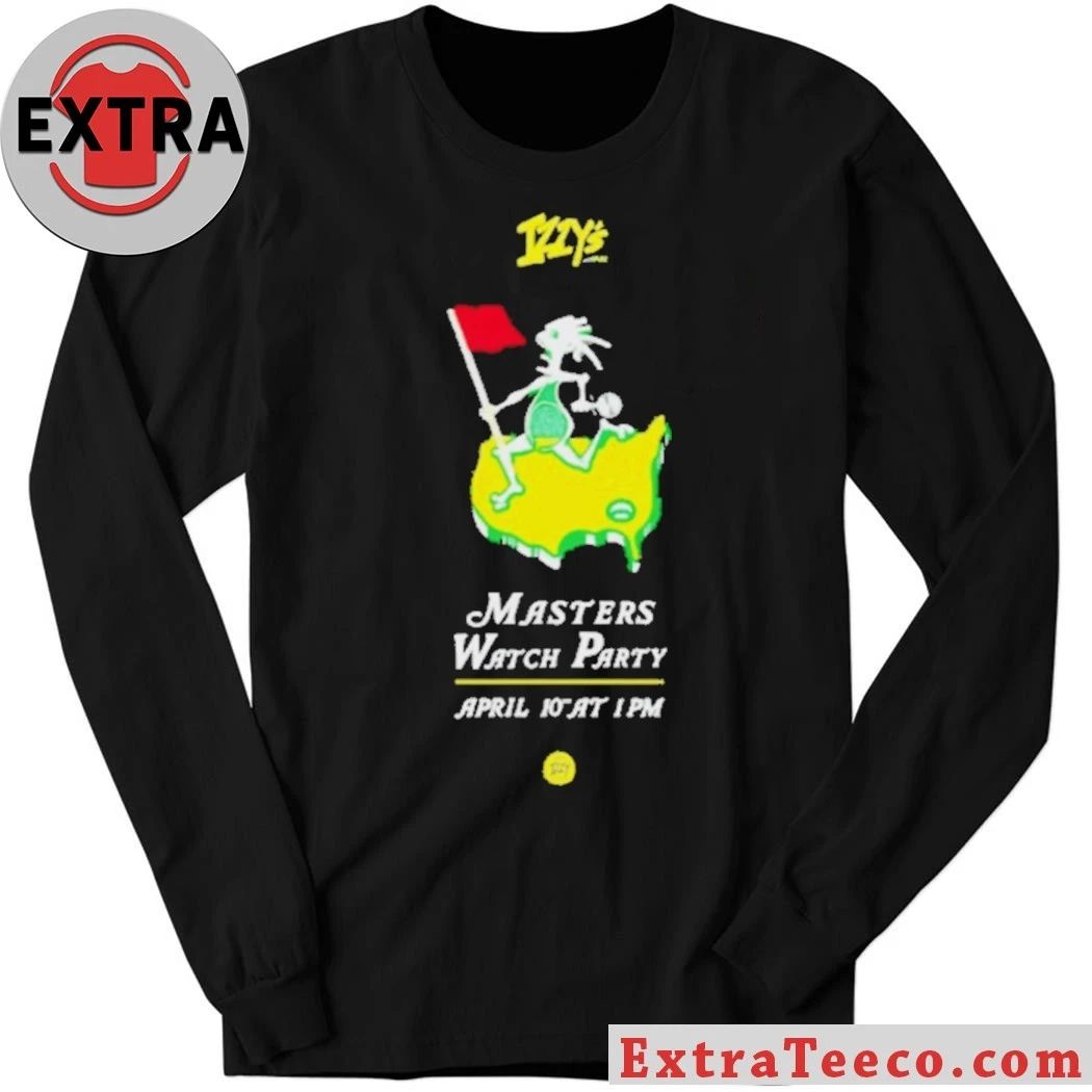 Izzy’s Masters Party April 10th 1PM Golf Event Shirt