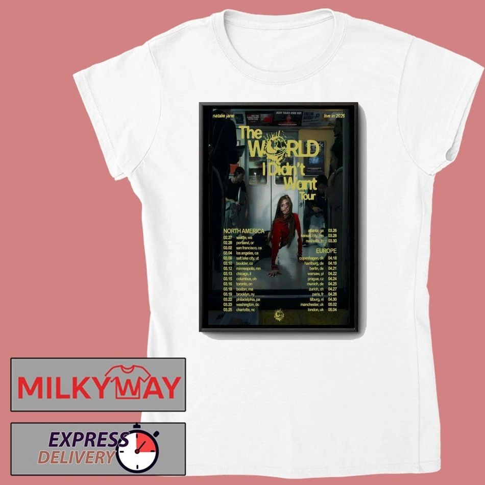 Natalie Jane Fall Tour 2026 Poster New shirt