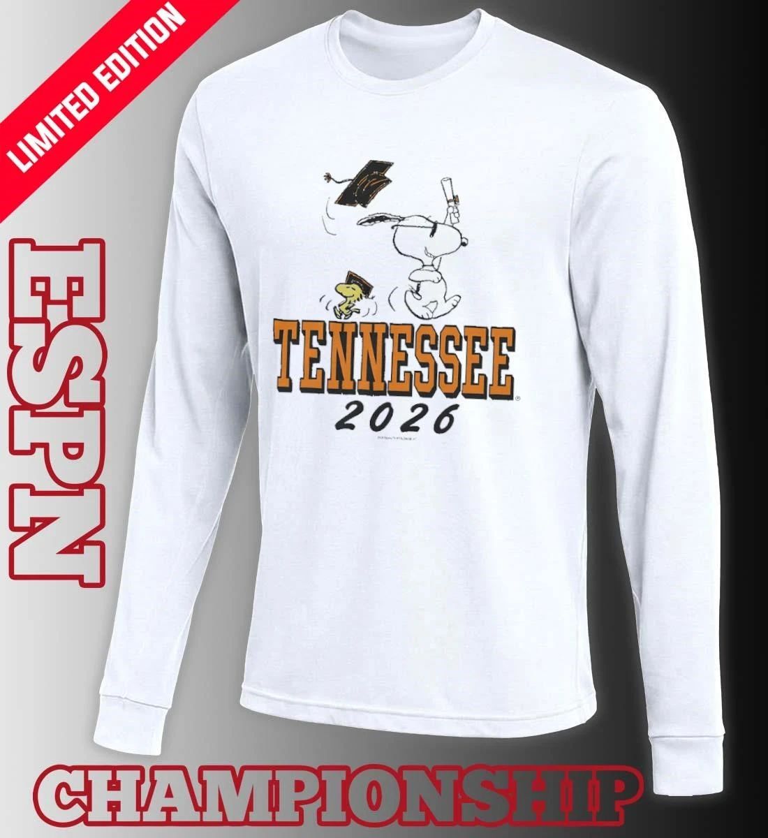 Peanuts x Tennessee Graduation 2026 Shirt