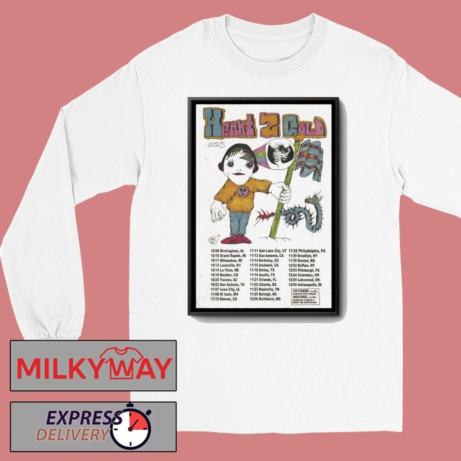 Heart To Gold American Tour This Fall 2025 Poster shirt