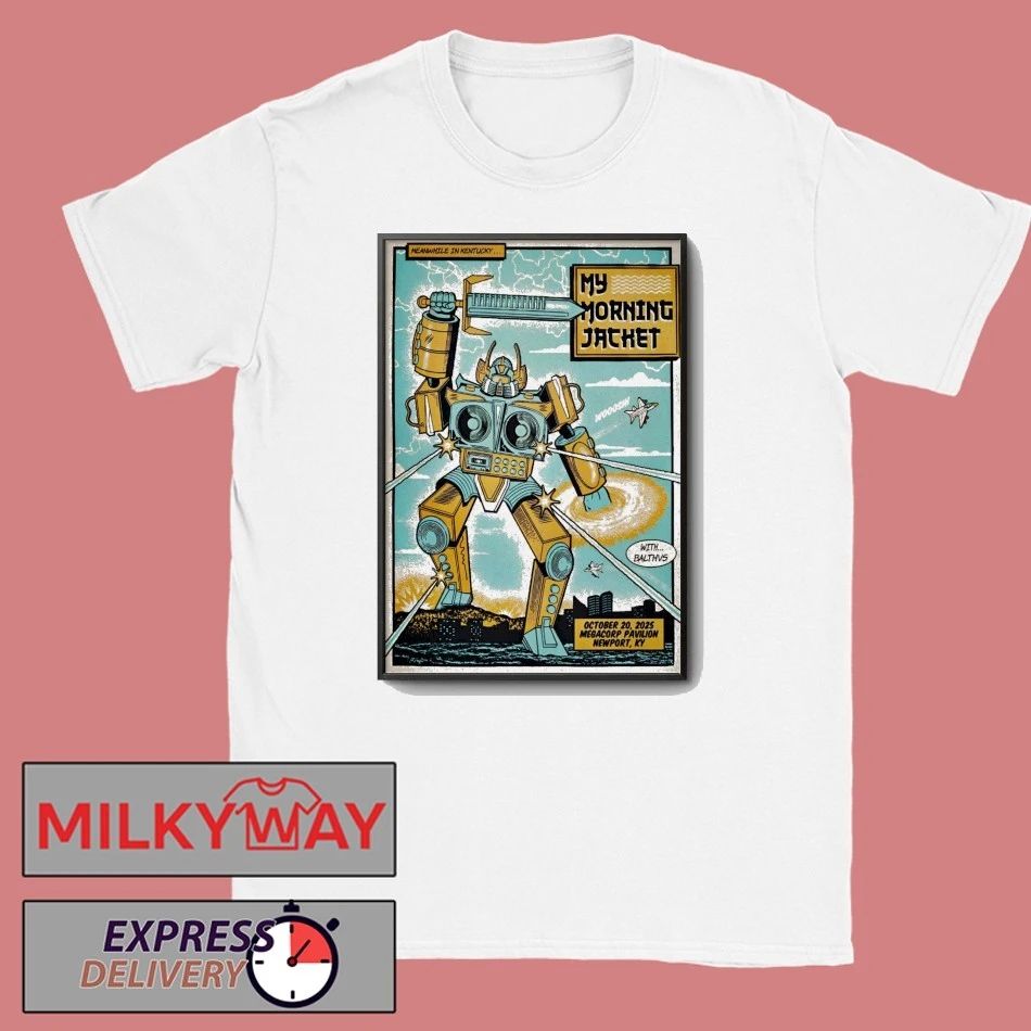My Morning Jacket At MegaCorp Pavilion On Oct 20 2025 Poster shirt