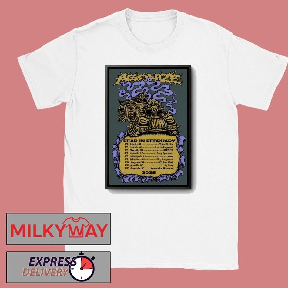 AGONIZE Tour Fear In Feb 2026 Poster shirt