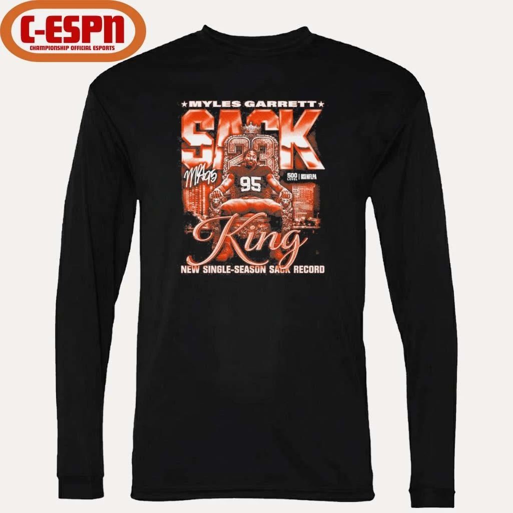 Myles Garrett Cleveland Sack King T-Shirt