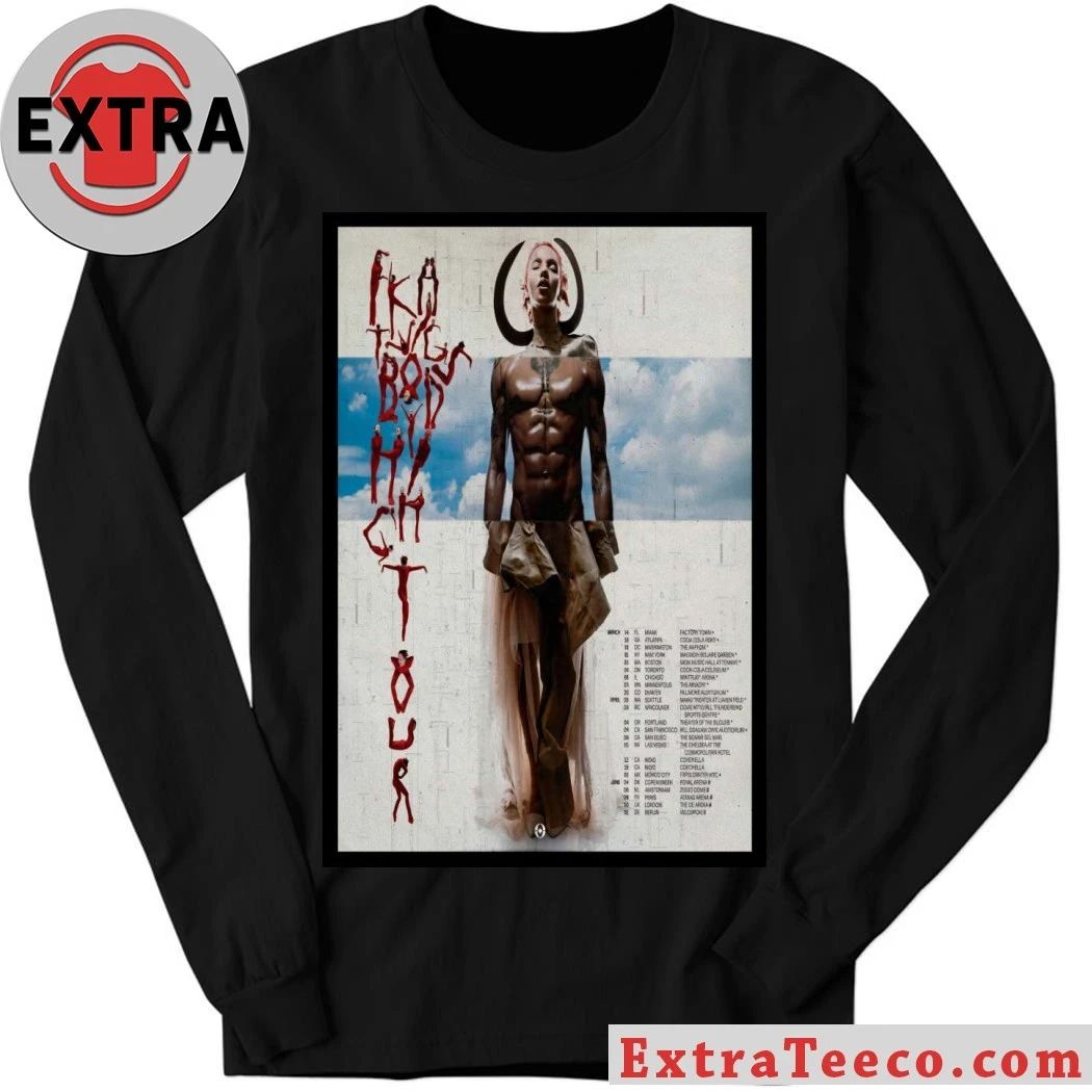 Original FKA Twigs Body High Tour in Miami 3 14 26 Poster Shirt