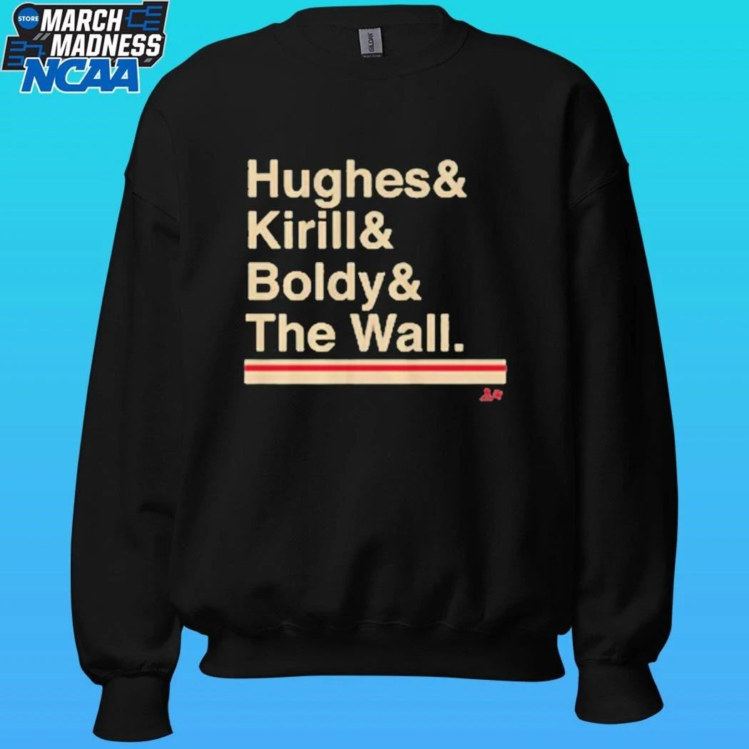 Minnesota Hockey Ampersand Hughes & Kirill & Boldy & The Wall Shirt
