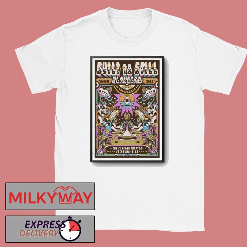 Built to Spill at The Phoenix Theater 22 Aug 2026 Tour Poster shirt