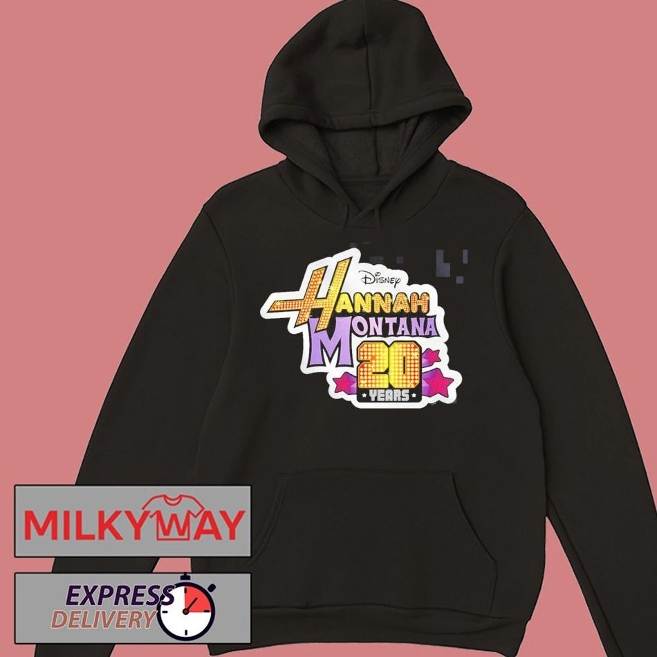 Hannah Montana 20 Years Anniversary Official Logo T-Shirt